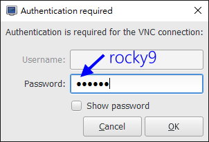 使用 VNC 连接