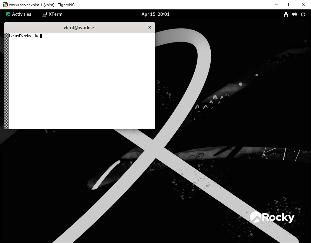 图 10.3.3-1、连接到 VNC 的示意图